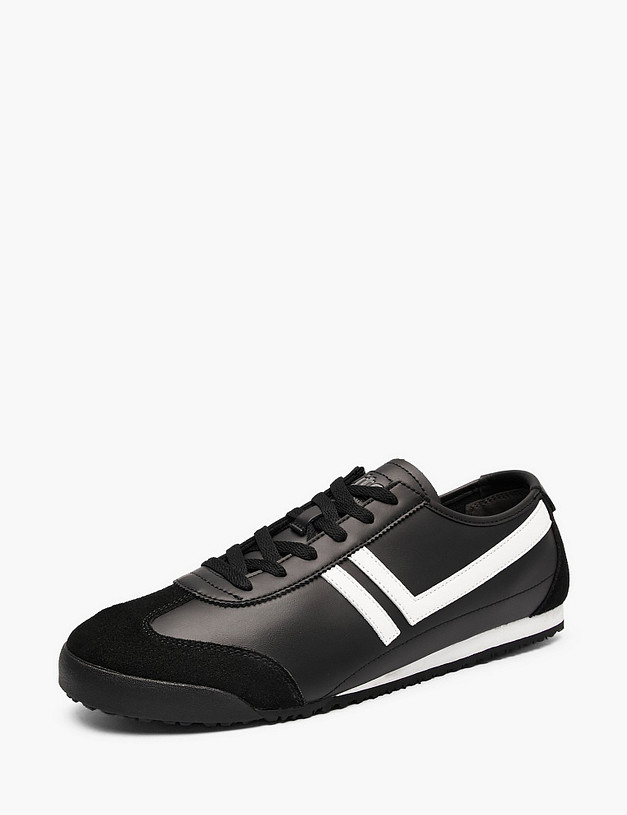 Черные мужские полуботинки MASCOTTE 189-610521-0602 | ракурс 2