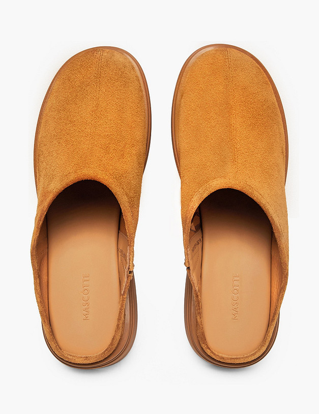 Рыжие женские сабо MASCOTTE 78-511011-0618 | ракурс 4