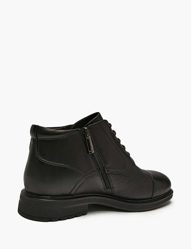 Черные мужские зимние ботинки MASCOTTE 142-520931-0102 | ракурс 3 Черные мужские зимние ботинки MASCOTTE 142-520931-0102 | ракурс 3