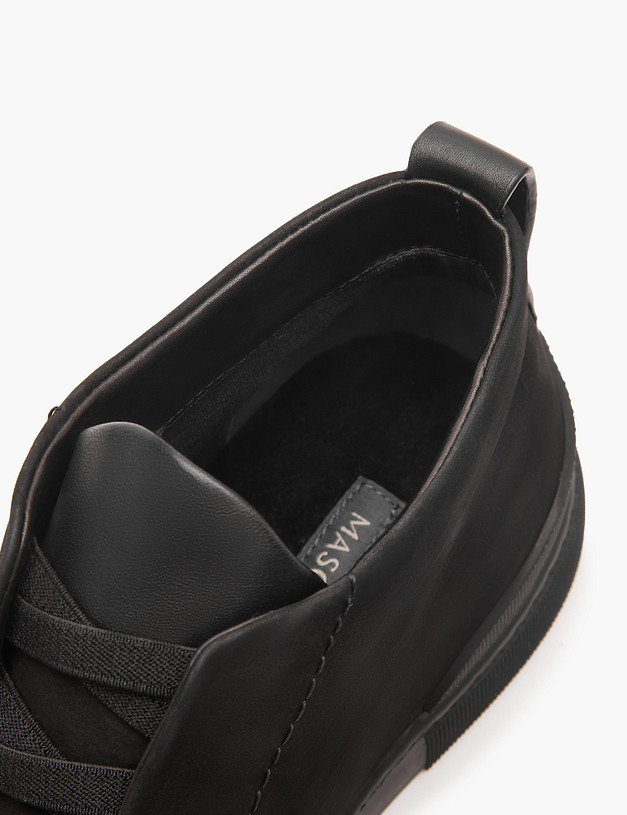 Черные мужские хайтопы MASCOTTE 175-3290924-3301M | ракурс 6