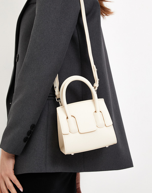 604-4150-601 Сумка женская и.кожа/текстиль бел, S, Mascotte