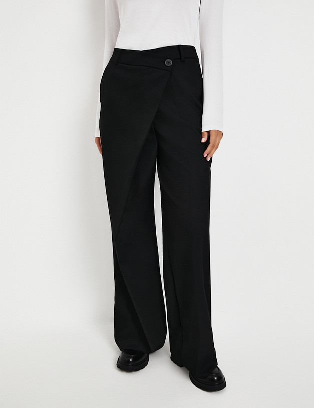 Черные женские брюки MASCOTTE 835-5201-2402 | ракурс 1