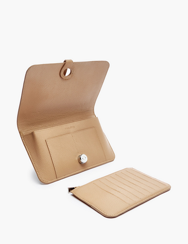 Бежевый женский кошелек MASCOTTE 671-2122-108 | ракурс 2