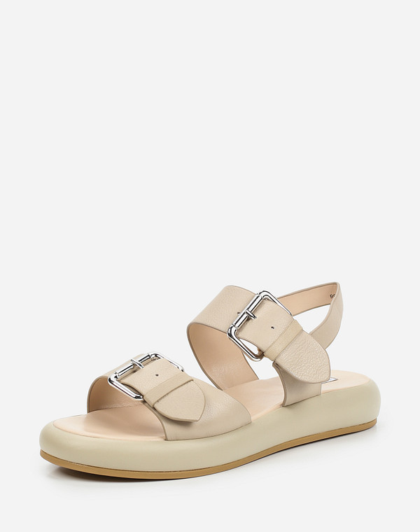 99-013713-4147M Туфли летние женские нат.кожа/нат.кожа беж, Mascotte