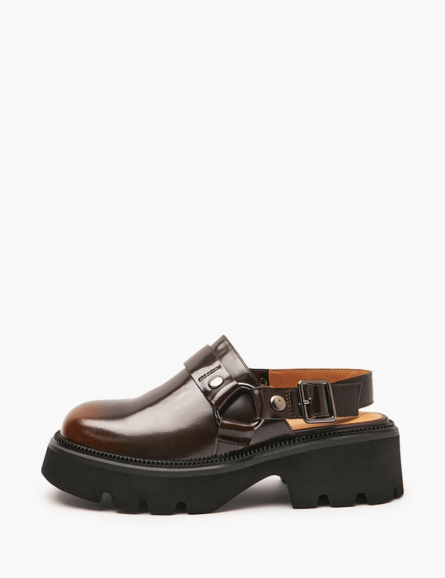 Коричневые женские туфли MASCOTTE 22-5161613-0109 | ракурс 1 Коричневые женские туфли MASCOTTE 22-5161613-0109 | ракурс 1