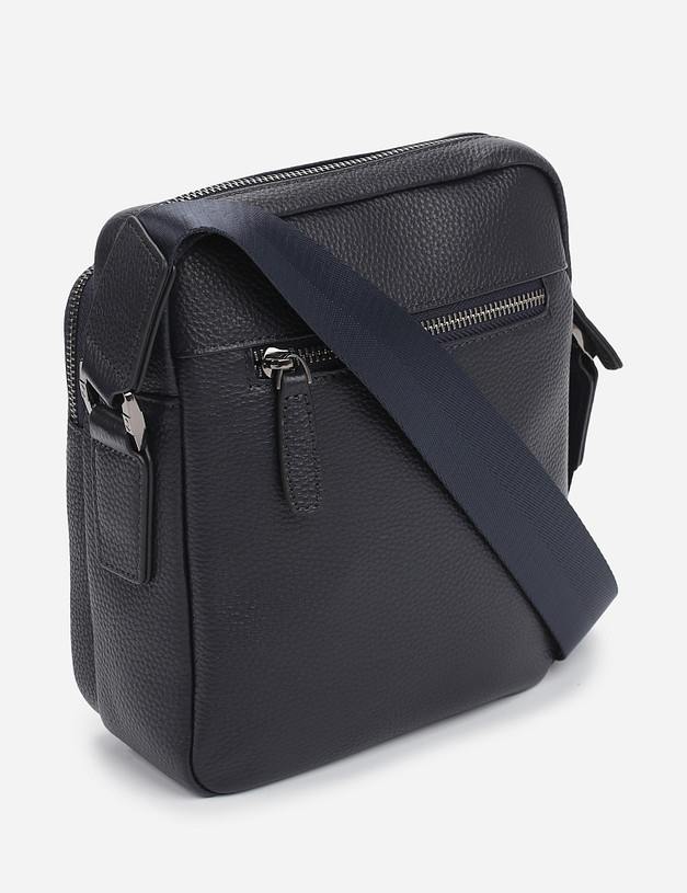 Темно-синяя мужская сумка MASCOTTE 604-1122-103 | ракурс 3