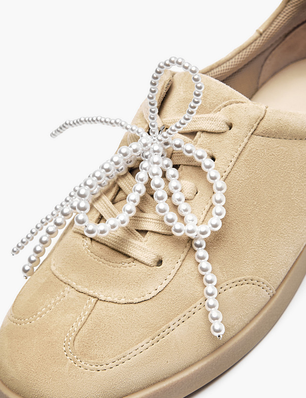 Бежевые женские кеды MASCOTTE 22-5161321-5611M | ракурс 6