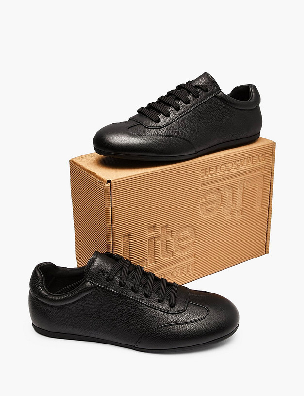 Черные мужские полуботинки MASCOTTE 98-615411-0102 | ракурс 6