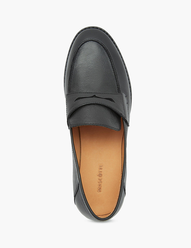 Черные женские лоферы MASCOTTE 58-3180311-3180M | ракурс 4 Черные женские лоферы MASCOTTE 58-3180311-3180M | ракурс 4