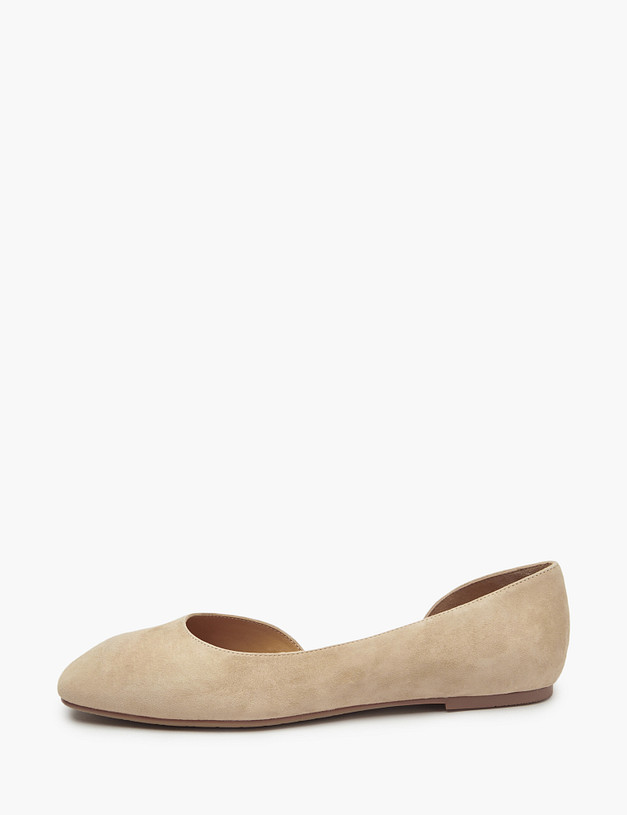 Бежевые женские балетки MASCOTTE 175-5163115-4654M | ракурс 1
