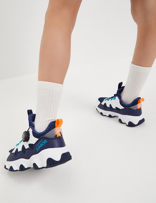 Синие детские кроссовки MASCOTTE 192-410321-0203 | ракурс 10