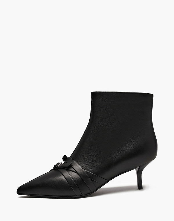 94-610621-3501M Ботинки женские нат.кожа/ворсин черн, Mascotte