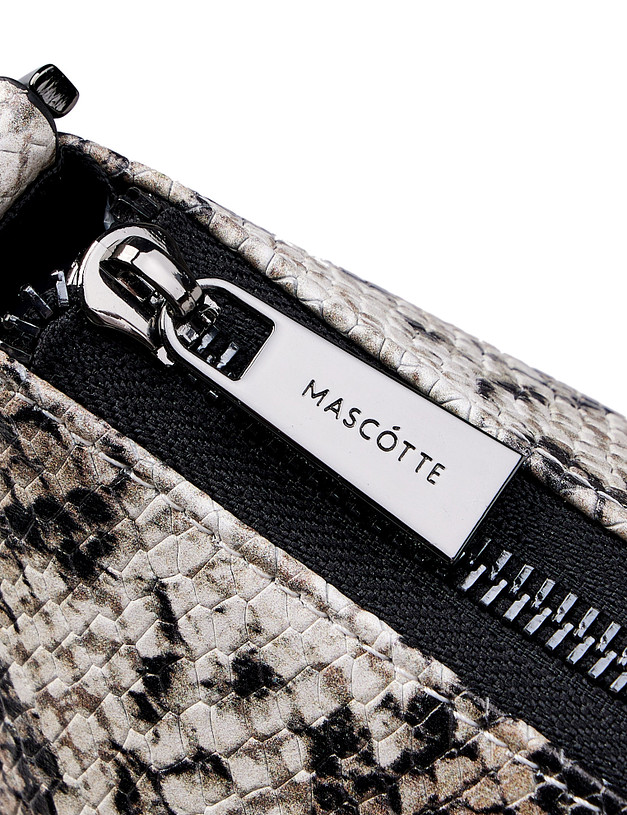 Коричневая женская сумка со змеиным принтом MASCOTTE 616-5108-109 | ракурс 5