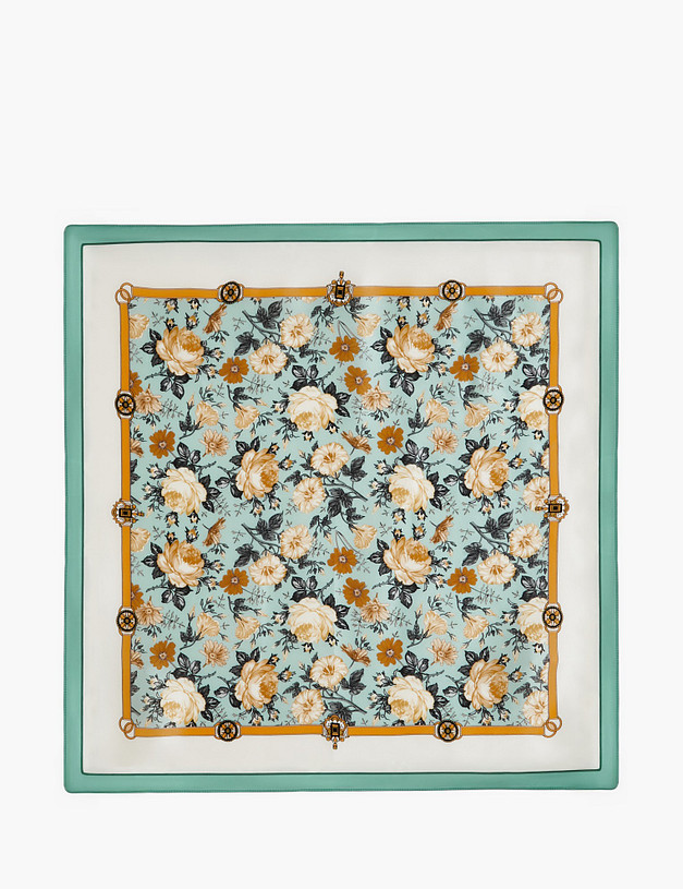 Голубой женский платок MASCOTTE 766-6140-2103 | ракурс 3