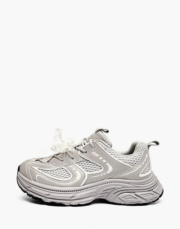 234-616621-0610 Полуботинки для активного отдыха девичьи и.кожа-текстиль/текстиль серый, Mascotte JUNIOR