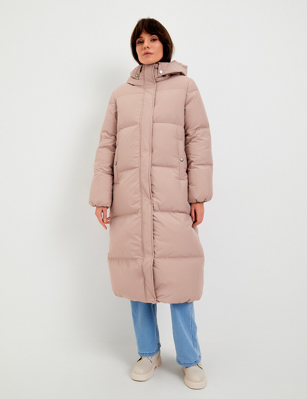 Женское пальто пудрового цвета MASCOTTE 861-3203-2406 | ракурс 6