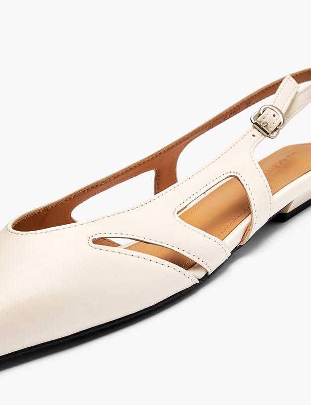 Молочные женские туфли MASCOTTE 233-6103316-0501 | ракурс 6