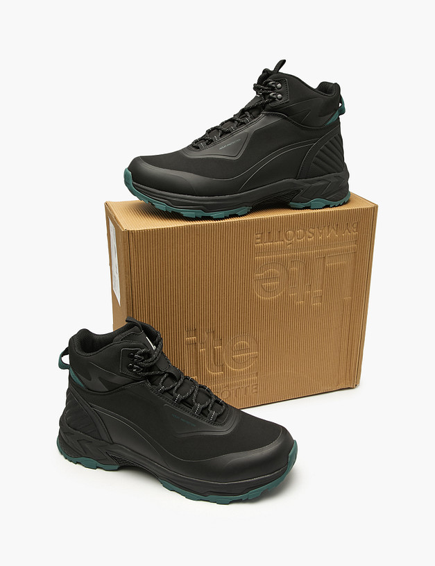 Черные мужские хайкеры MASCOTTE 182-420321-0202 | ракурс 7