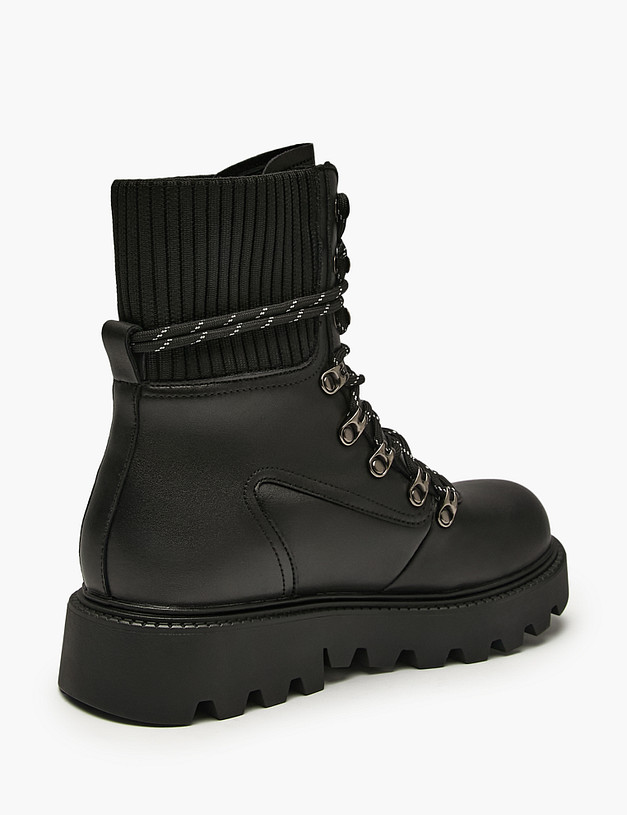 Черные женские ботинки MASCOTTE 58-529821-0602 | ракурс 3