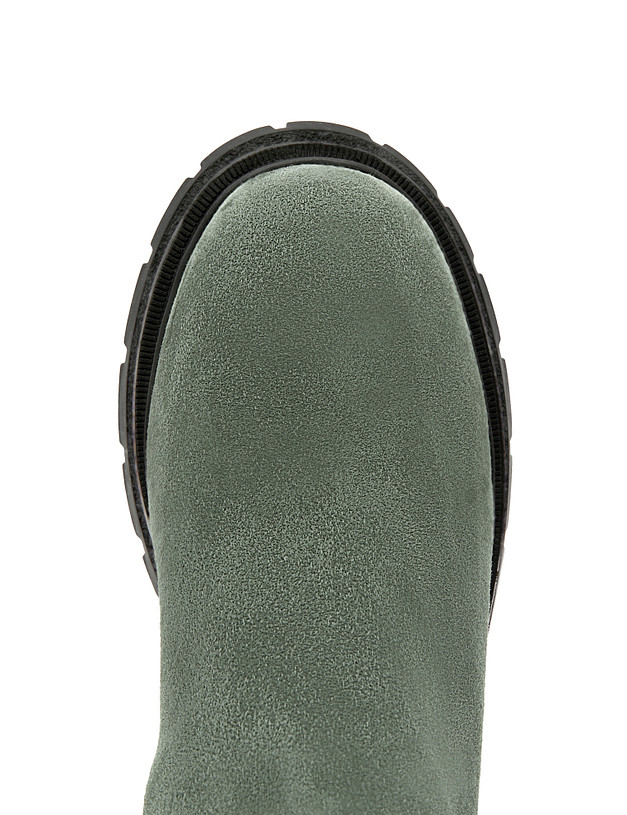 Зеленые велюровые женские челси MASCOTTE 126-220922-4606M | ракурс 4