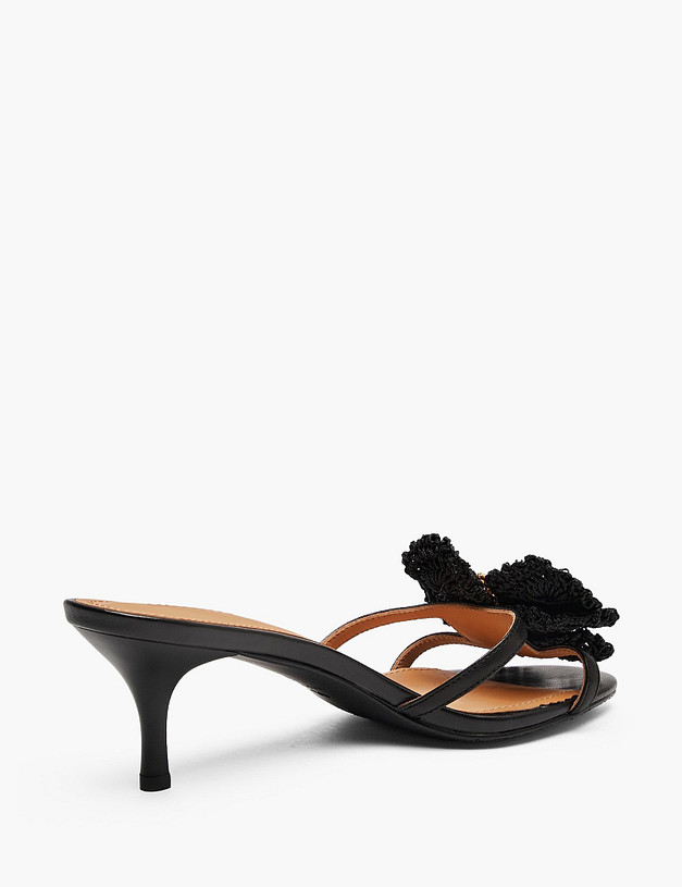 Черные женские сабо MASCOTTE 233-6102912-3501M | ракурс 3