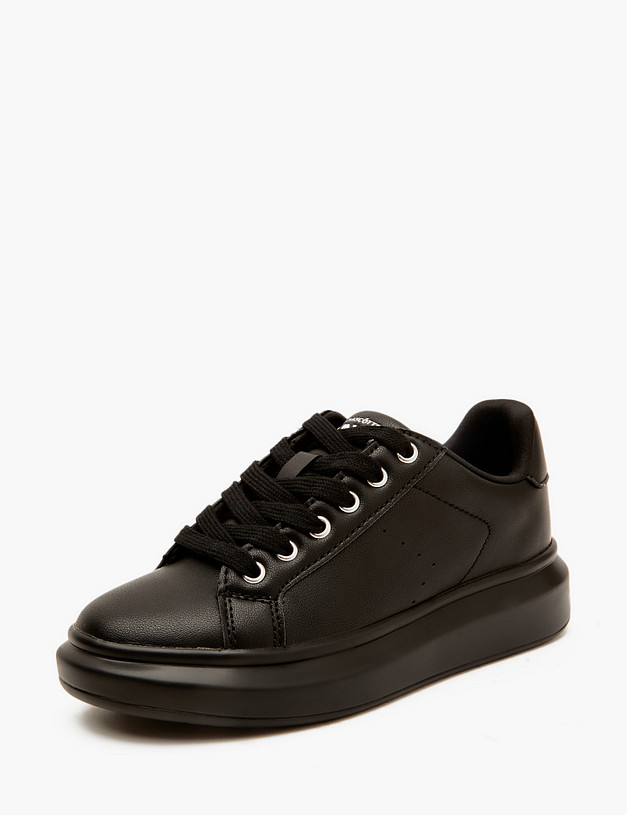 Черные детские кеды MASCOTTE 64-411921-0602 | ракурс 4