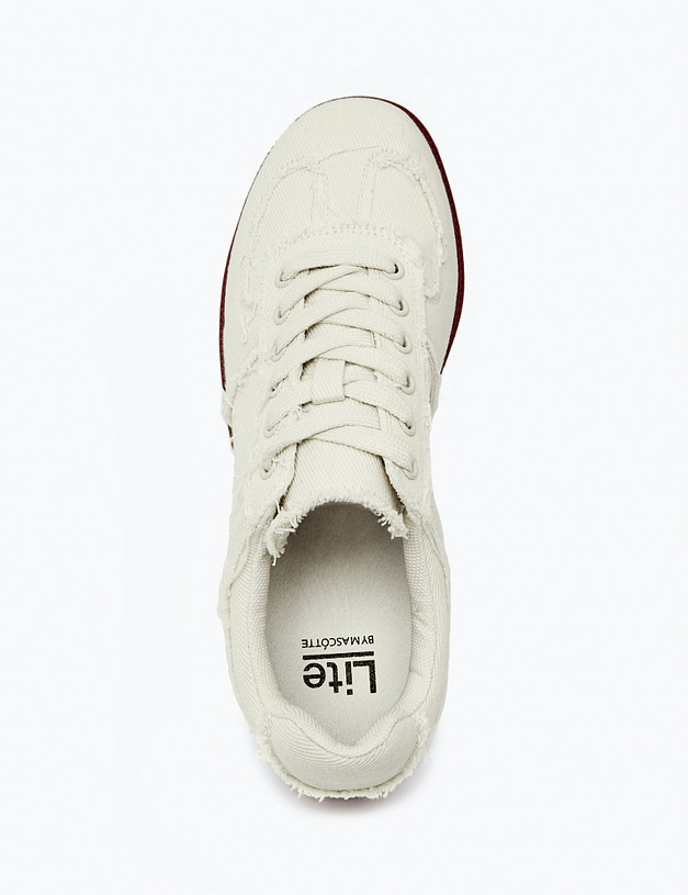 Молочные женские кеды MASCOTTE 234-416821-0201 | ракурс 5