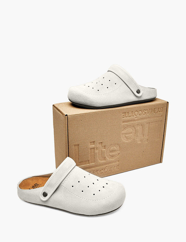 Молочные женские сабо MASCOTTE 98-612622-0201 | ракурс 7