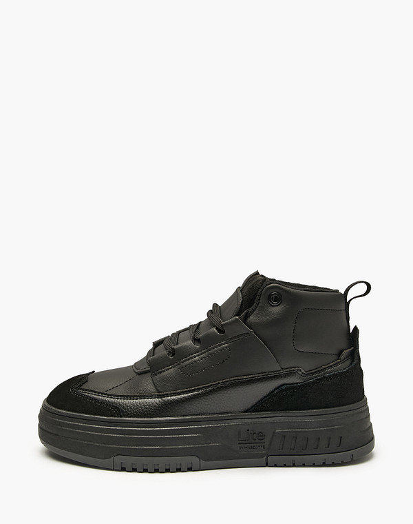 Черные женские высокие кеды 3990₽