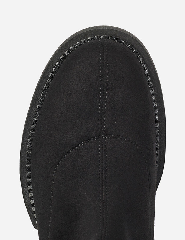 Черные ботильоны на массивном каблуке MASCOTTE 25-121521-2402 | ракурс 6