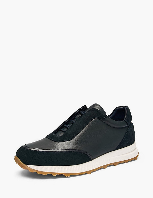 Синие мужские полуботинки MASCOTTE 175-6130412-3182M | ракурс 2