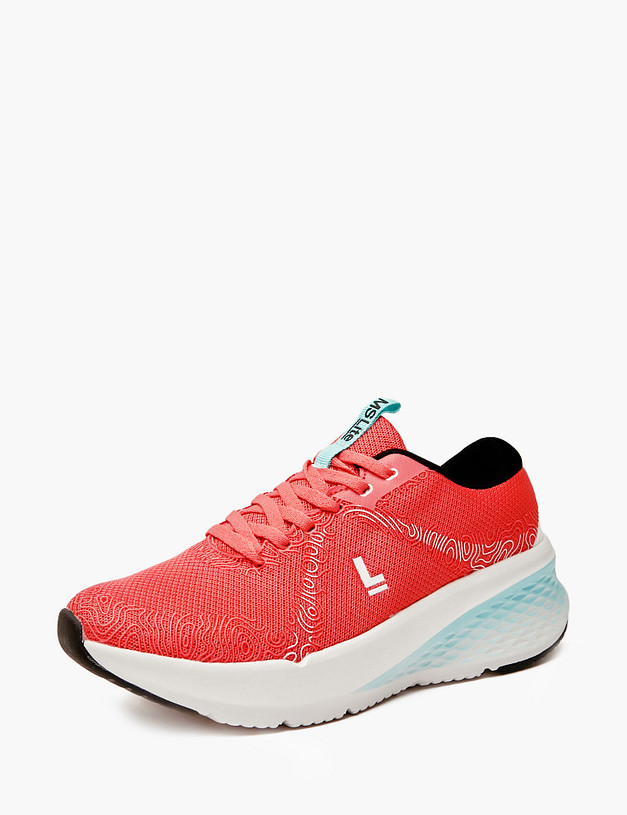 Красные женские кроссовки MASCOTTE 181-410821-2405 | ракурс 2