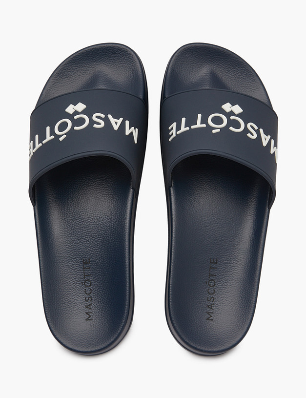 Синие мужские сабо MASCOTTE 128-514491-7103 | ракурс 4