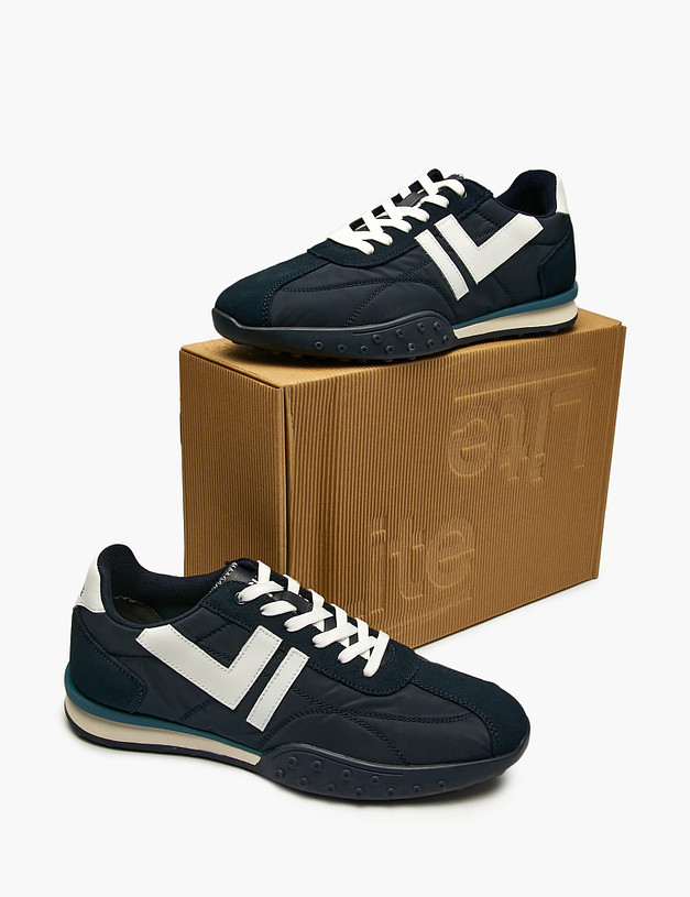 Синие мужские кроссовки MASCOTTE 189-3292121-0203 | ракурс 6