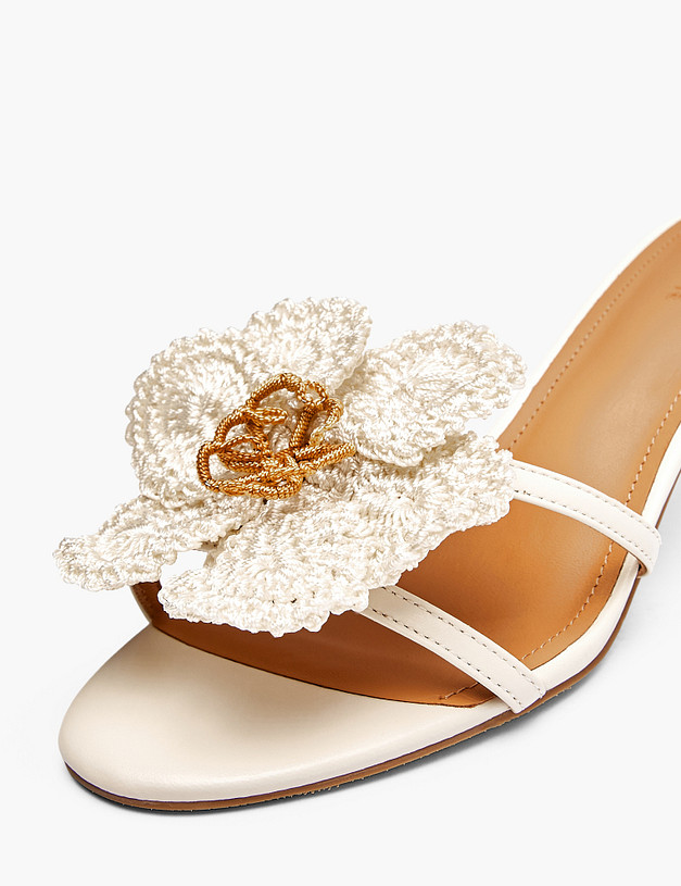 Молочные женские сабо MASCOTTE 233-6102912-0501 | ракурс 6