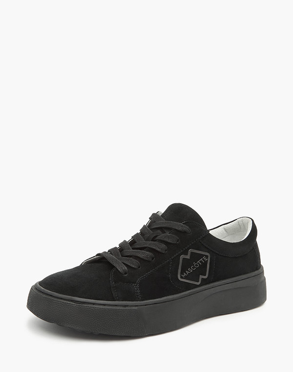 58-2264818-3605M Полуботинки для активного отдыха женские велюр/нат.кожа черн, Mascotte