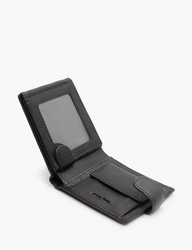 Черное мужское портмоне MASCOTTE 622-3124-102 | ракурс 4