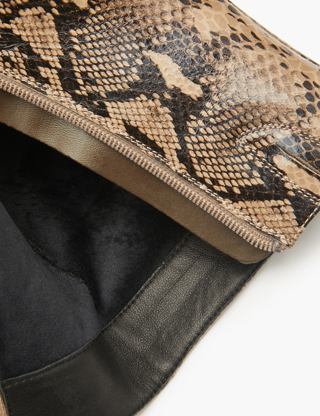 Женские ботильоны со змеиным принтом MASCOTTE 100-510821-0108 | ракурс 8