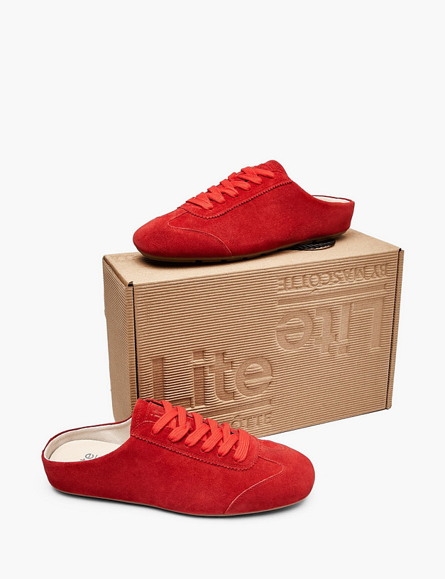 Красные женские сабо MASCOTTE 234-610221-0205 | ракурс 6