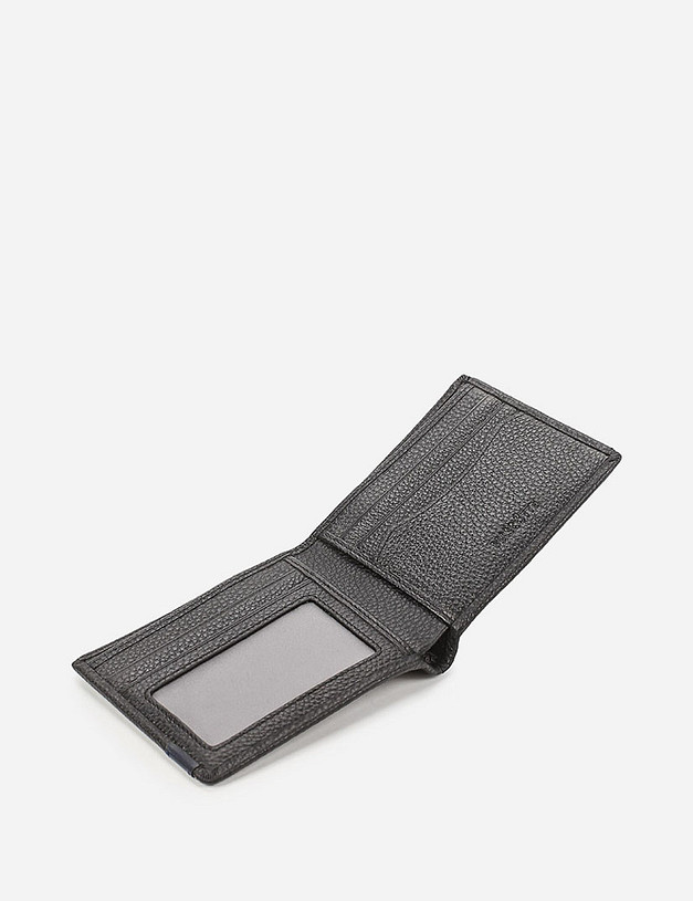 Черный мужской бумажник MASCOTTE 642-0136-102 | ракурс 3
