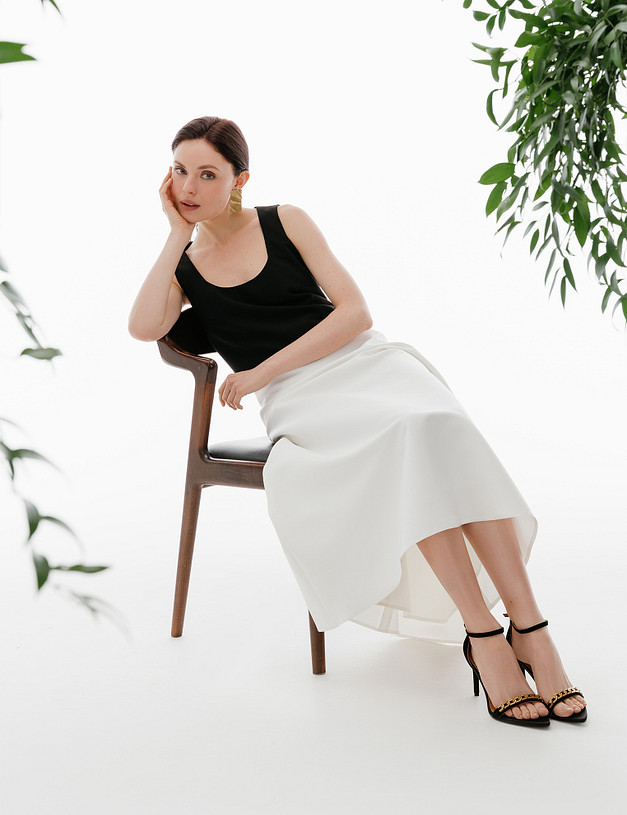 Черные женские босоножки MASCOTTE 100-513311-0602 | ракурс 1