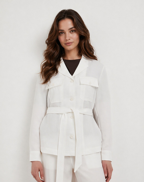 986-6111-2401 Жакет женский молочн, Mascotte