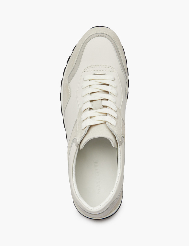 Молочные мужские кроссовки MASCOTTE 175-5110111-2255M | ракурс 4