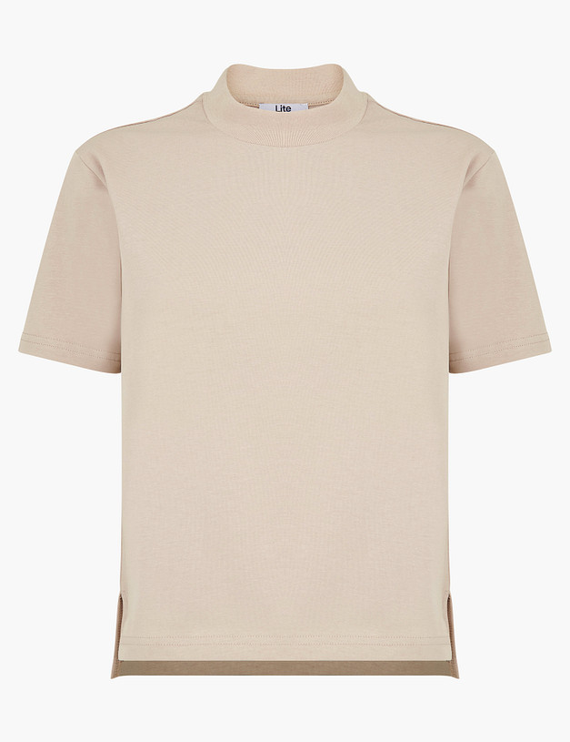 Женская футболка цвета капучино MASCOTTE 888-4124-2609 | ракурс 7