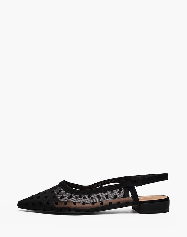 126-613391-0202 Туфли летние женские текстиль-велюр/б.п. черн, Mascotte