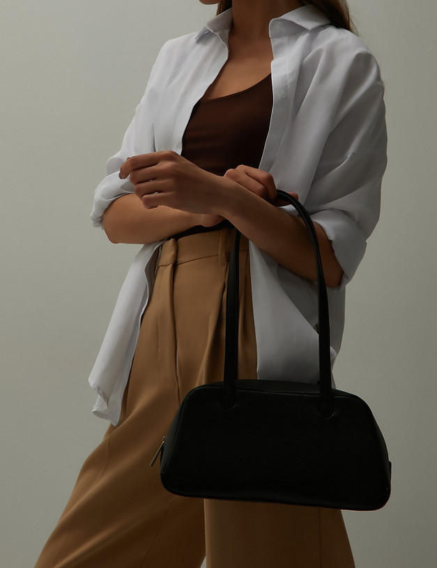 Черная женская сумка MASCOTTE 660-4114-102 | ракурс 9 Черная женская сумка MASCOTTE 660-4114-102 | ракурс 9