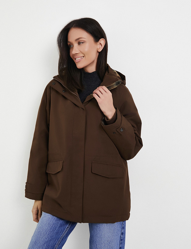 Коричневая женская куртка MASCOTTE 834-5201-2609 | ракурс 1
