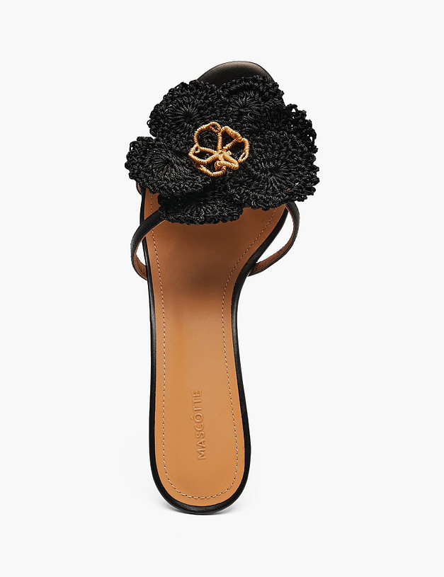 Черные женские мюли MASCOTTE 233-6102912-3501M | ракурс 4