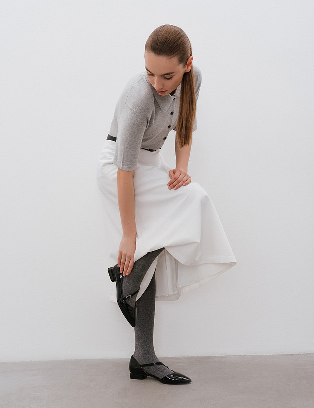 Черные лакированные женские туфли MASCOTTE 100-516011-0702 | ракурс 8