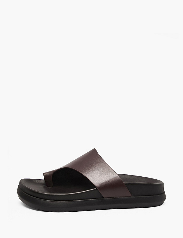 Коричневые женские сабо MASCOTTE 126-614911-0109 | ракурс 1